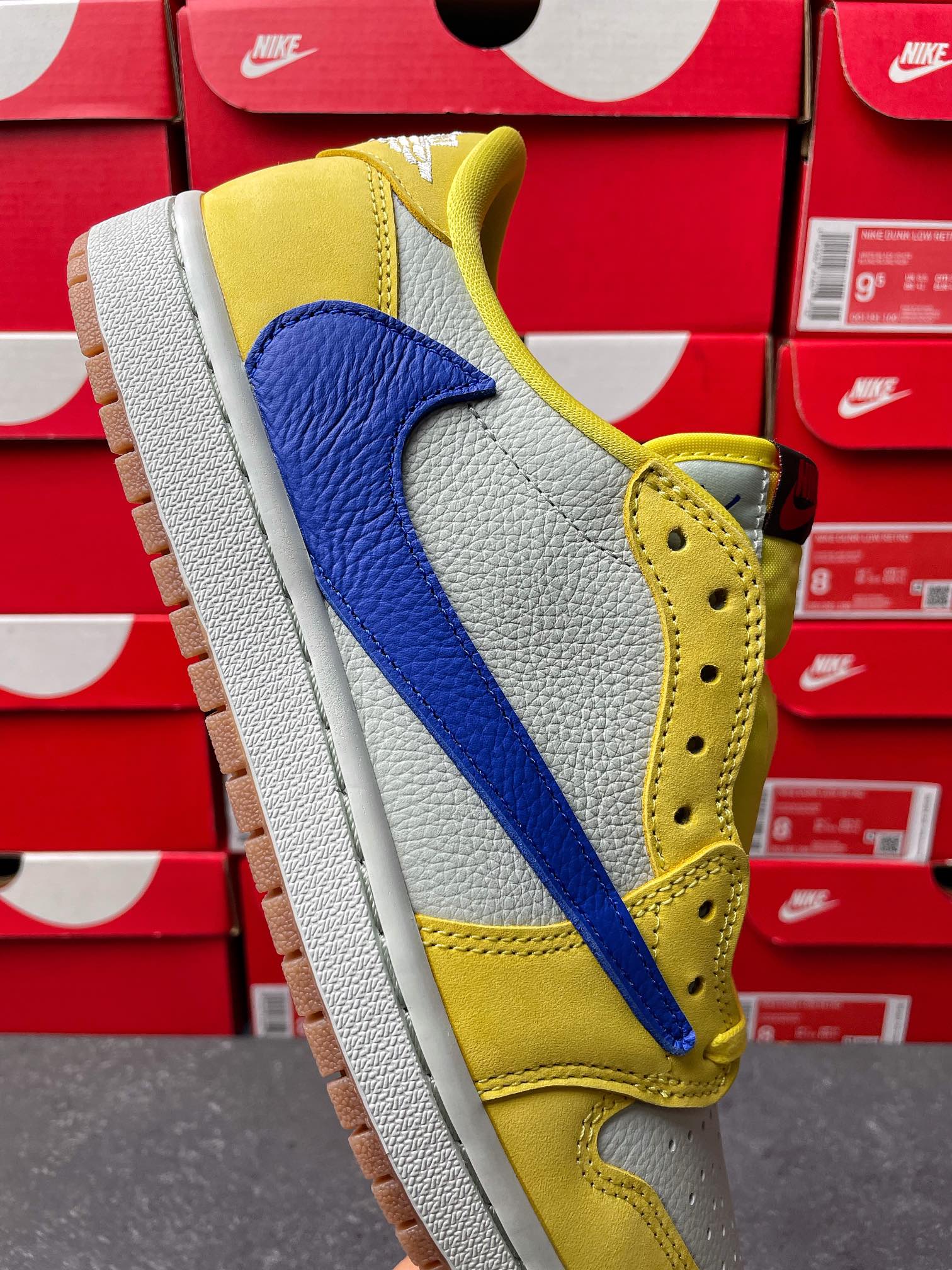 PK Batch-Air Jordan 1 × Travis Scott “Canary”