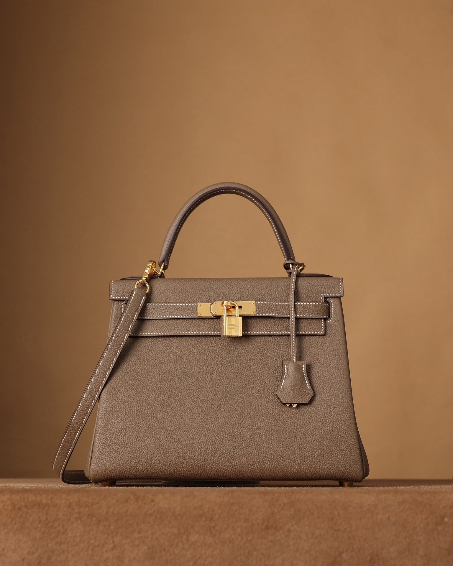 Hermès Kelly 25 Handbag togo leather