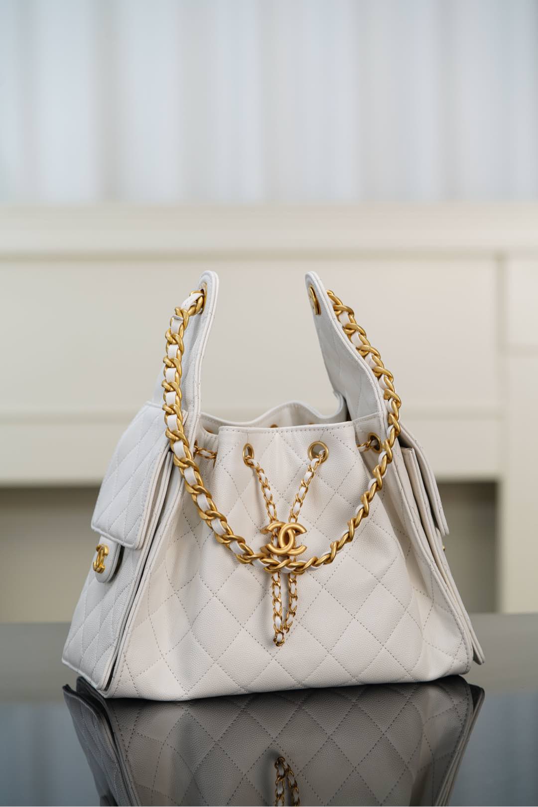 Chanel 25A Drawstring bucket bag
