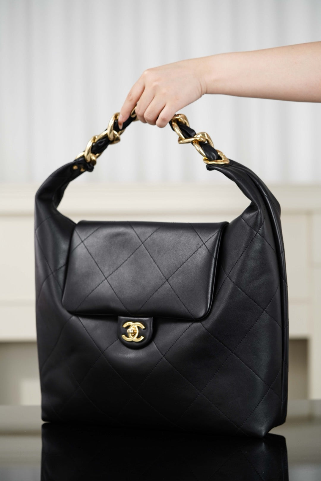 Chanel 25K Hobo Handbag