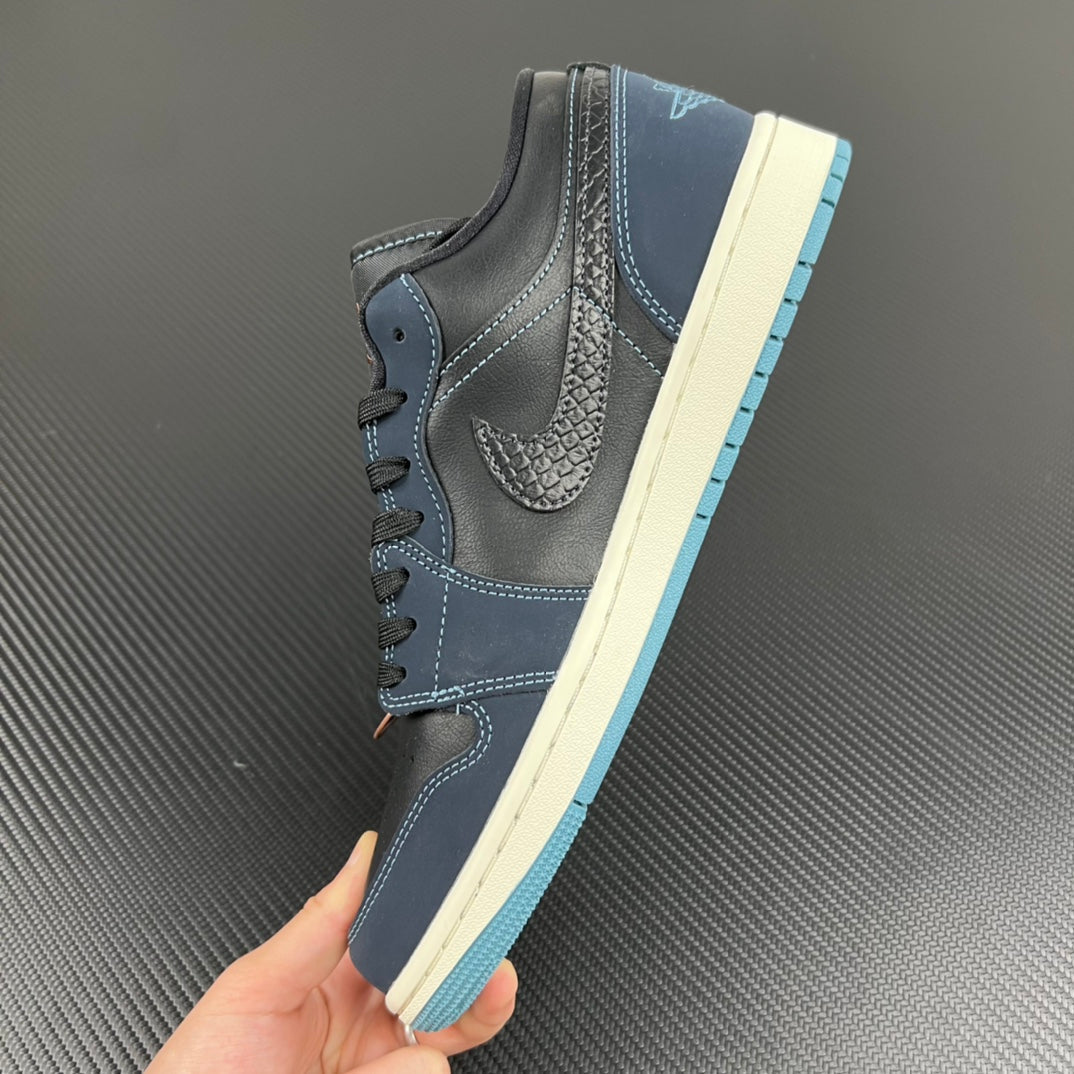 DT Batch-Air Jordan 1 Low “Black blue”