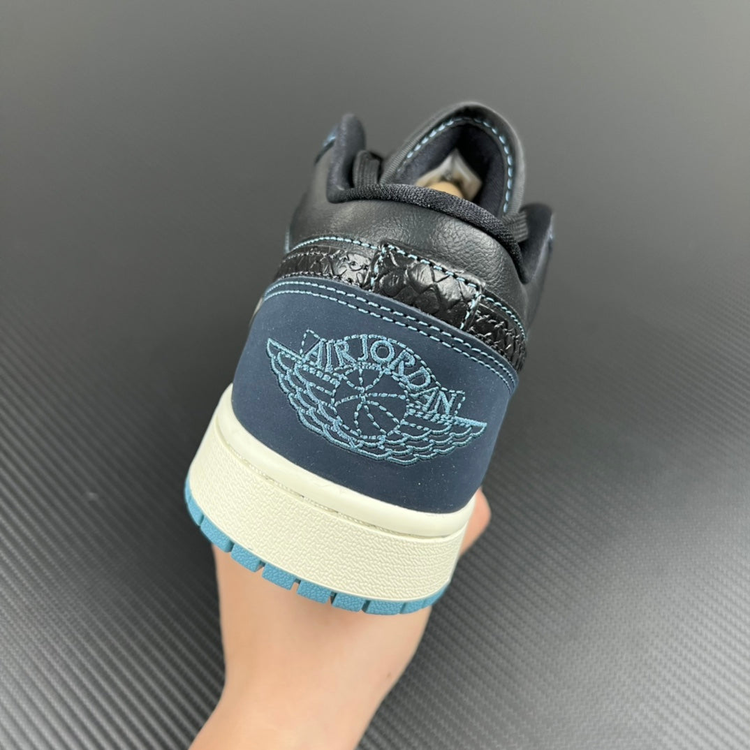 DT Batch-Air Jordan 1 Low “Black blue”