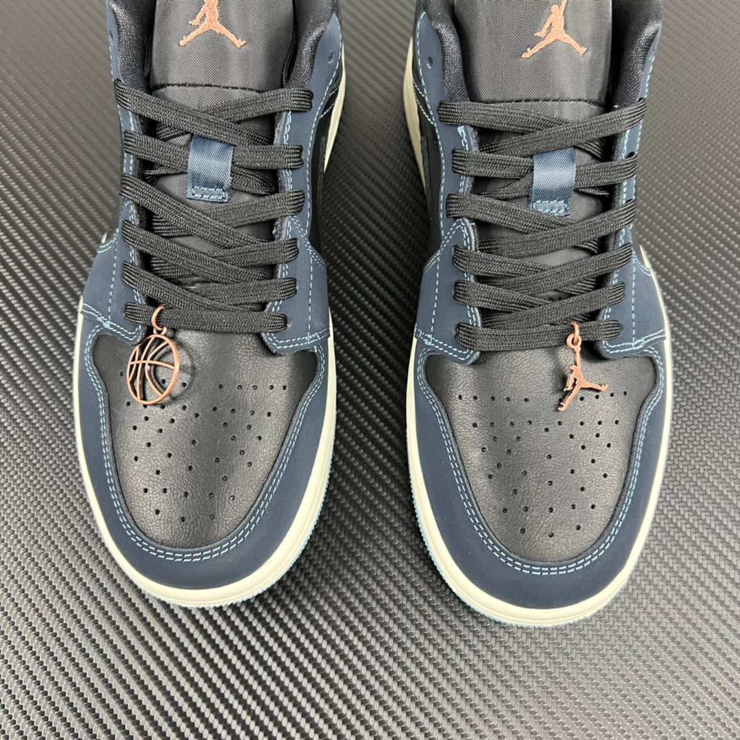 DT Batch-Air Jordan 1 Low “Black blue”