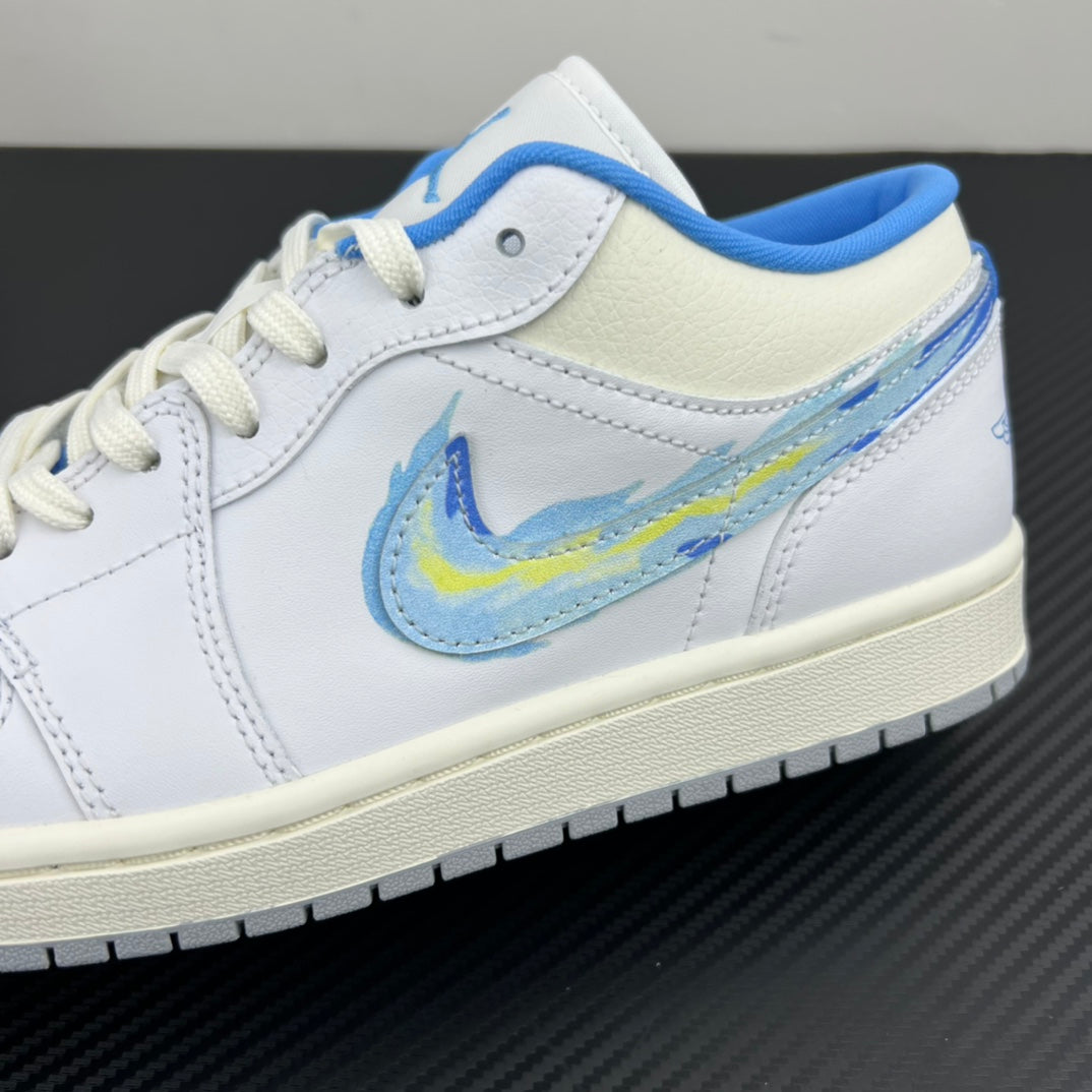 DT Batch-Air Jordan 1 Low “Blue Flame”