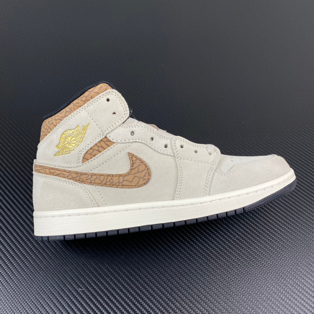 DT Batch-Air Jordan 1 Mid “Brown Elephant”