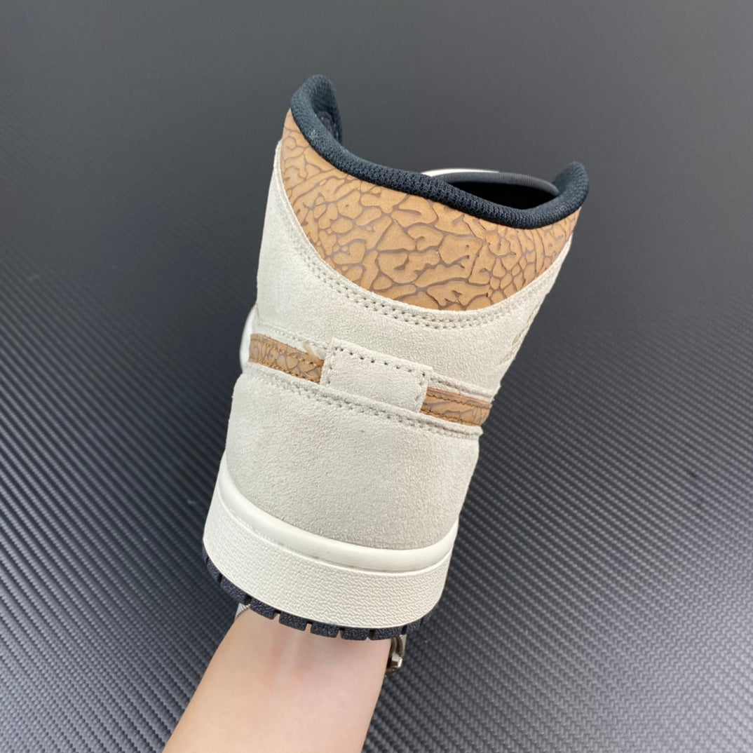 DT Batch-Air Jordan 1 Mid “Brown Elephant”