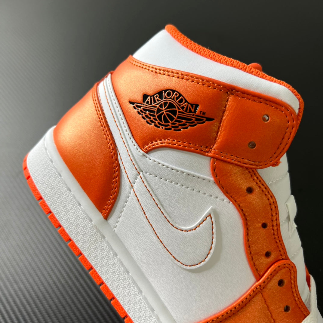 DT Batch-Air Jordan 1 Mid “White Orange”