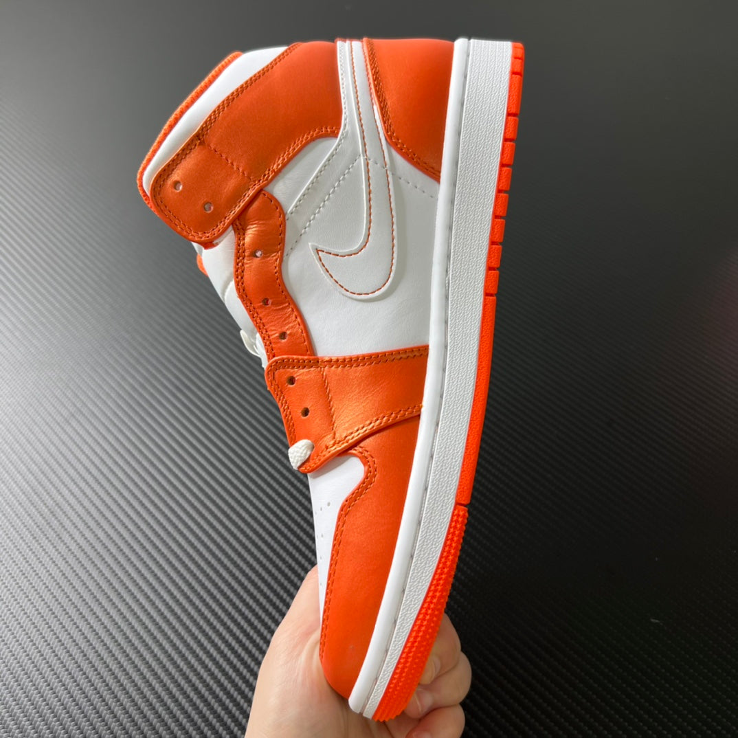 DT Batch-Air Jordan 1 Mid “White Orange”