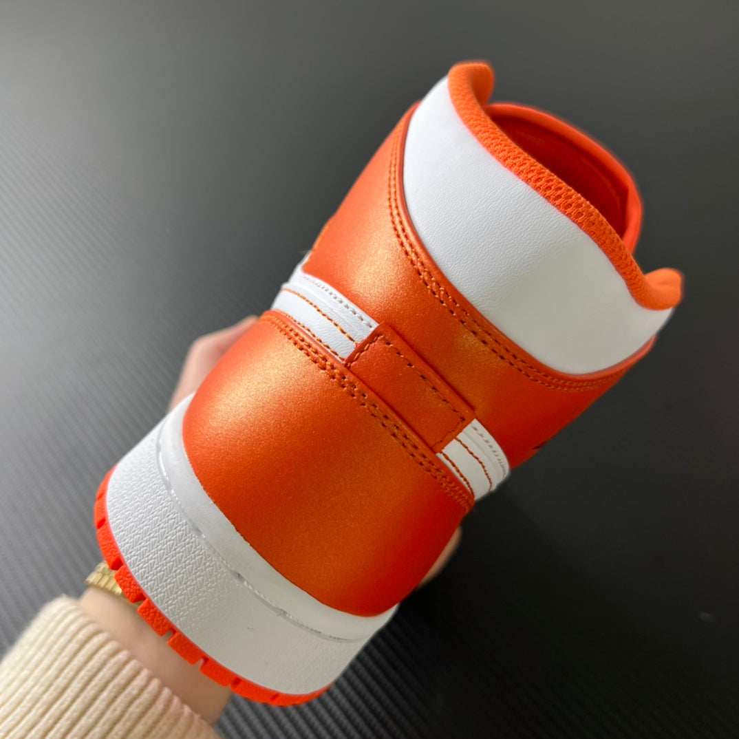 DT Batch-Air Jordan 1 Mid “White Orange”