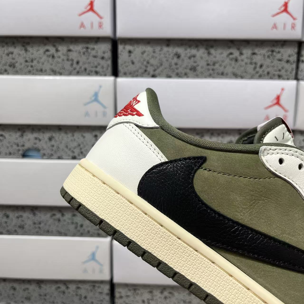 PK Batch-Air Jordan 1 × Travis Scott “Medium green”