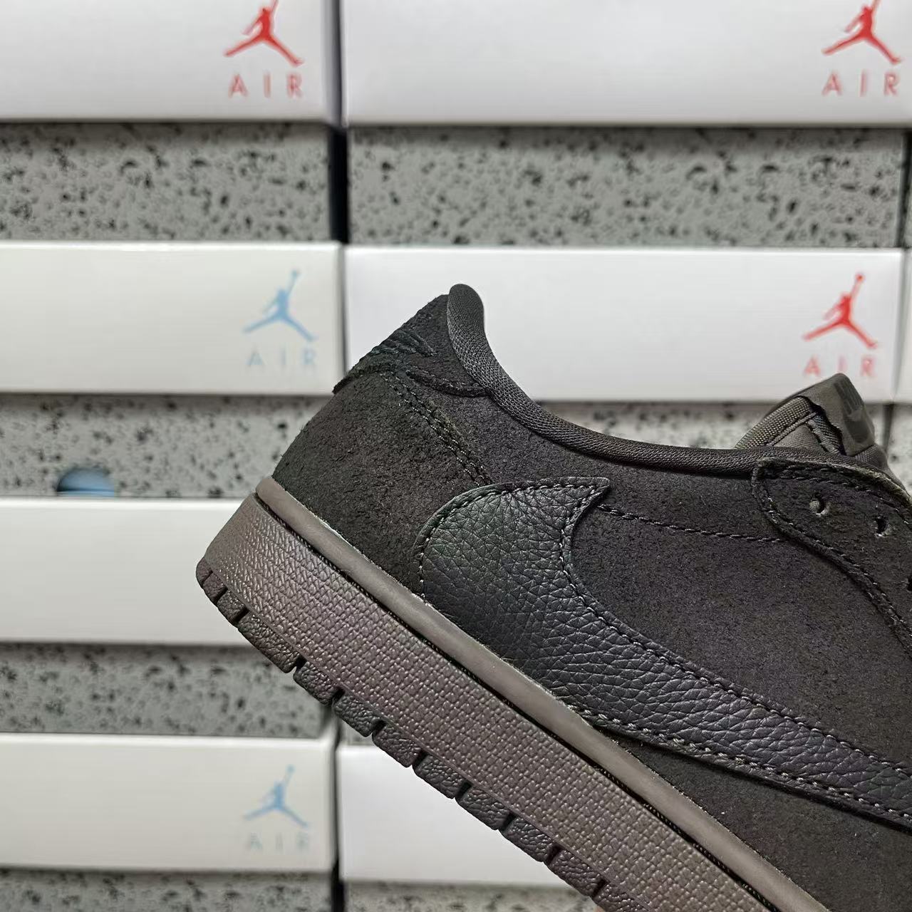PK Batch-Air Jordan 1 × Travis Scott “Velvet Brown”