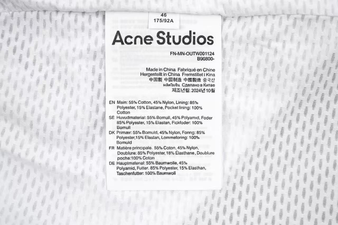 Acne Studios 25SS 1996 embroidered jacket Retail（ZP）VS Batch（大货）