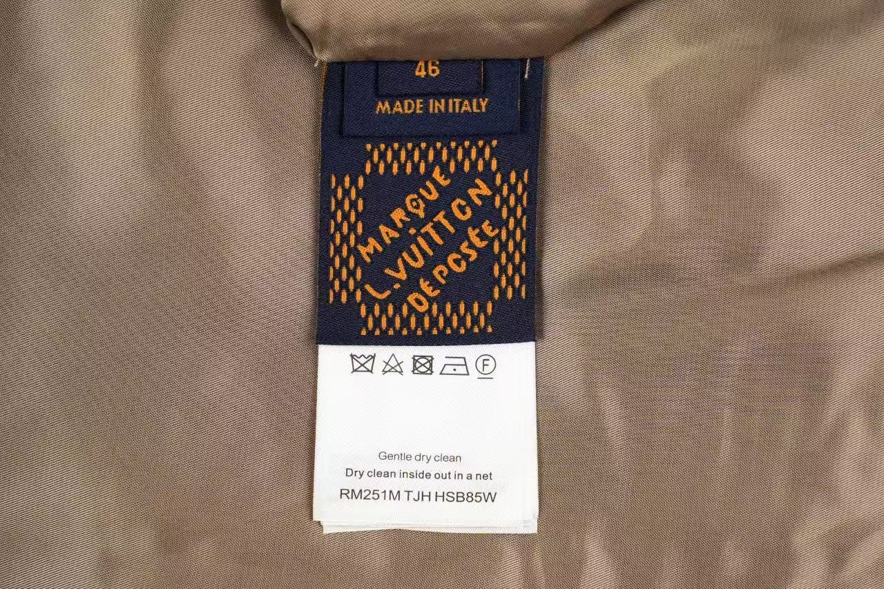 Louis Vuitton Embossed cotton-padded jacket Retail（ZP）VS Batch（大货）