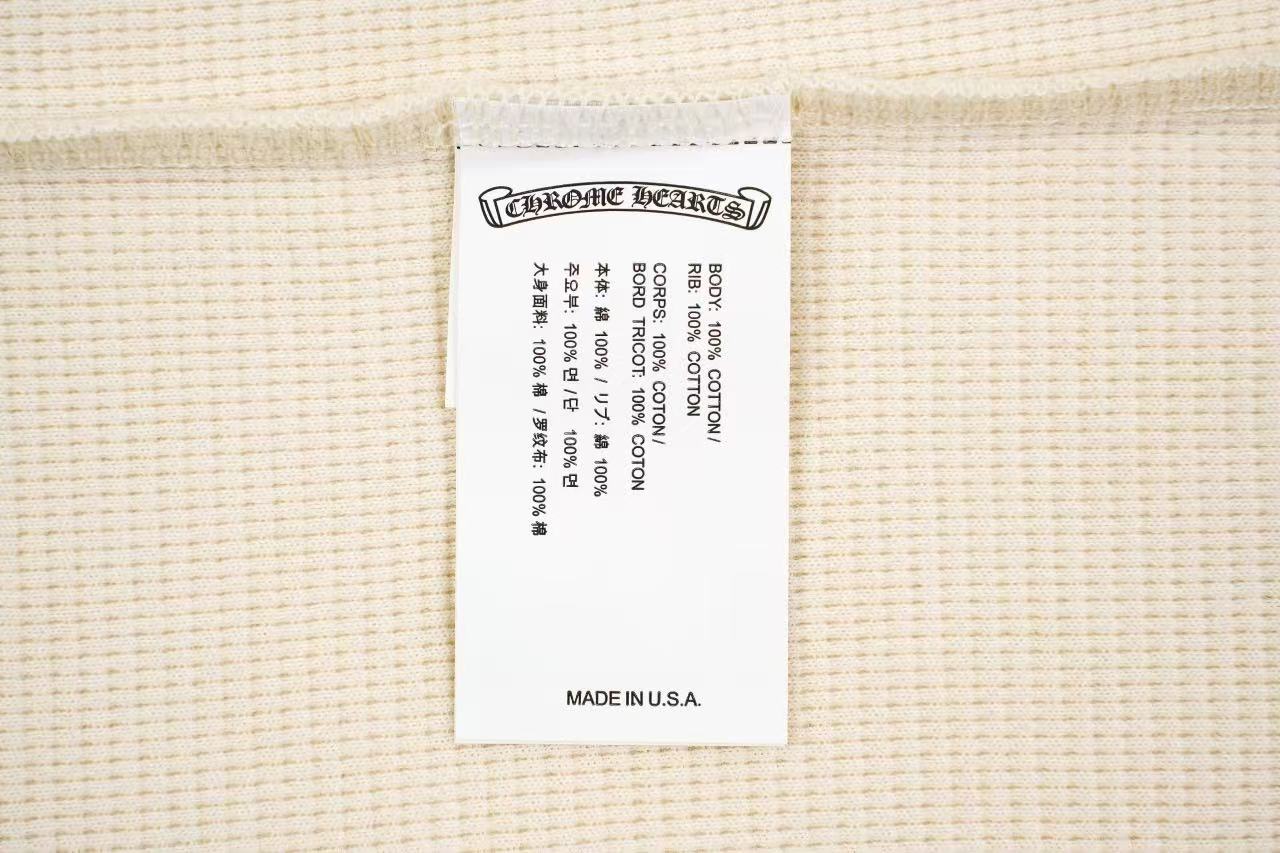 Chrome Hearts Embroidered long sleeves Retail（ZP）VS Batch（大货）