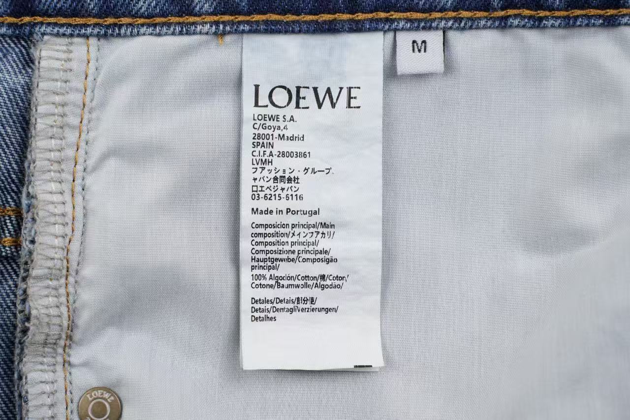 LOEWE Jeans Retail（ZP）VS Batch（大货）