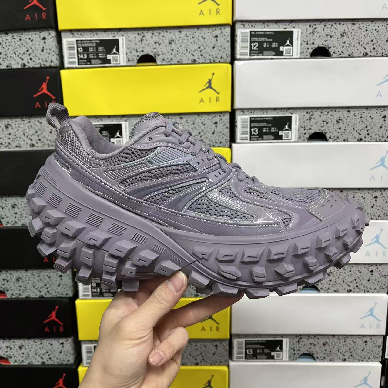 XA Batch-Balenciaga Defender Rubber Platform