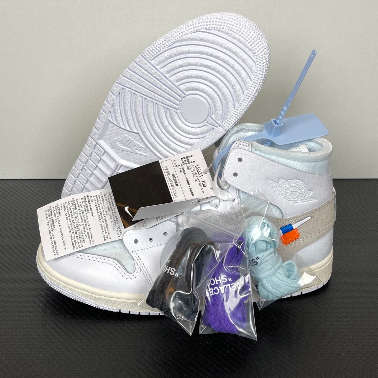 GX Batch-（2026）Jordan  × Virgil Abloh Archive Alaska Air Jordan 1 High OG