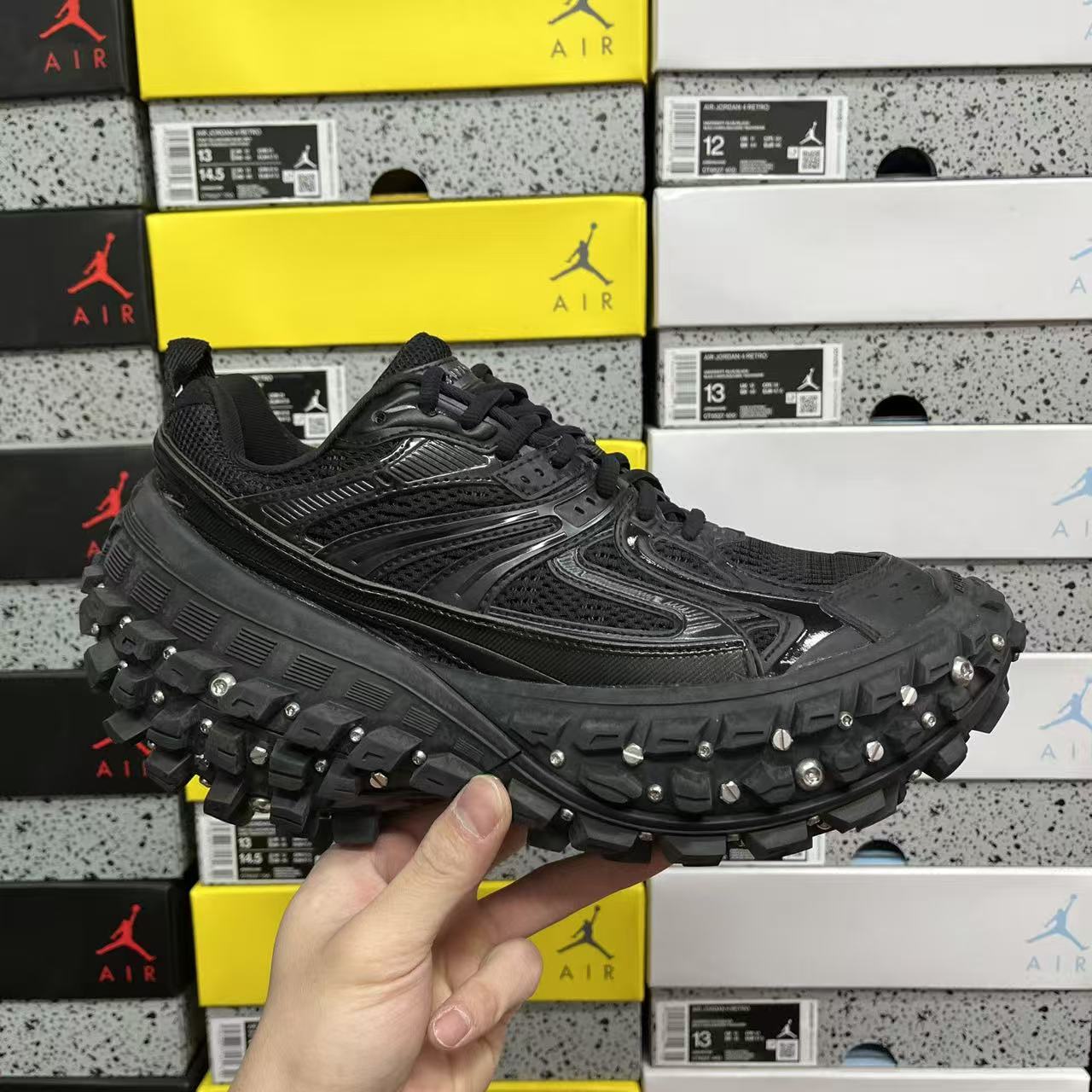 XA Batch-Balenciaga Defender Rubber Platform