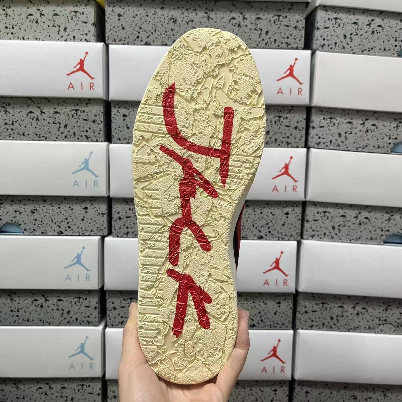 PK Batch-Travis Scott × Jordan Jumpman Jack “University Red”