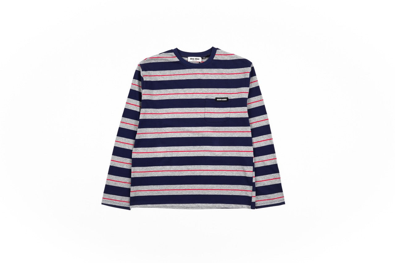 MiuMiu Striped long sleeves Retail（ZP）VS Batch（大货）