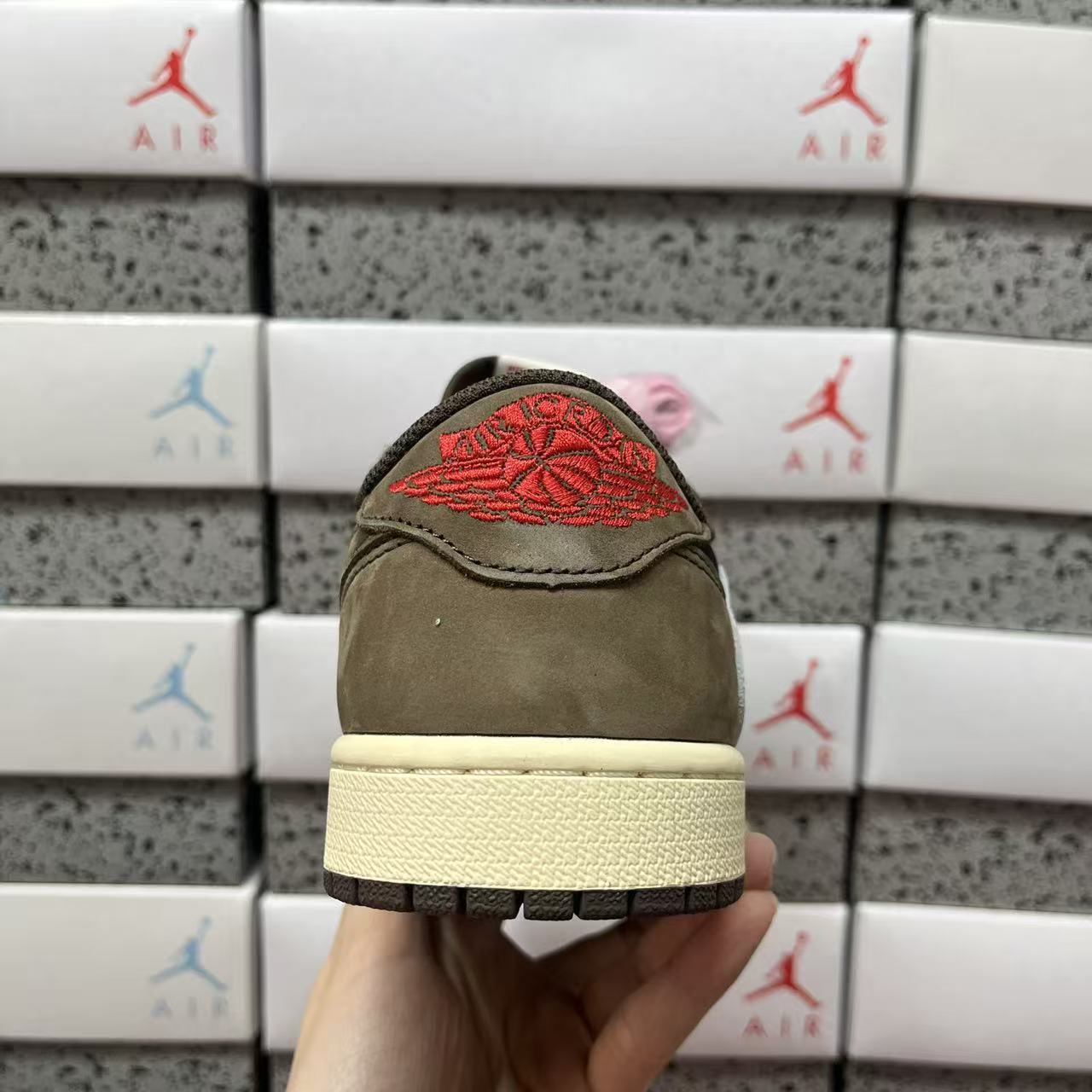 PK Batch-Air Jordan 1 × Travis Scott “Mocha”