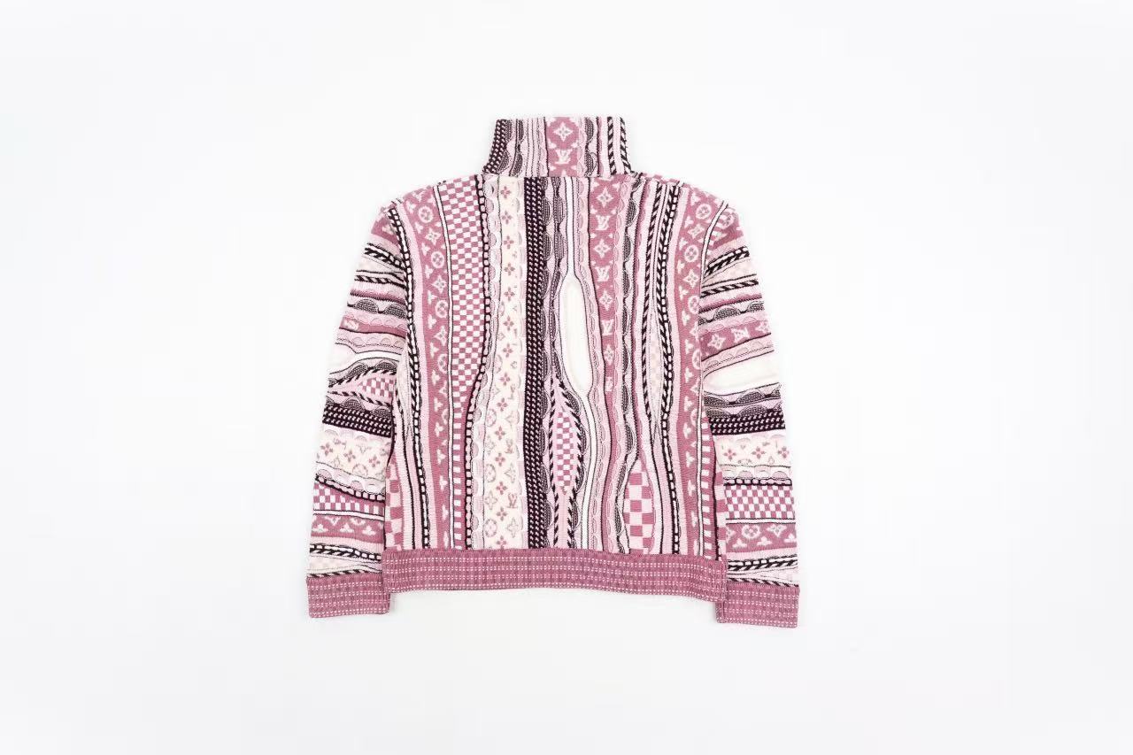 Louis Vuitton NigoMonogram Half-zip sweater Retail（ZP）VS Batch（大货）