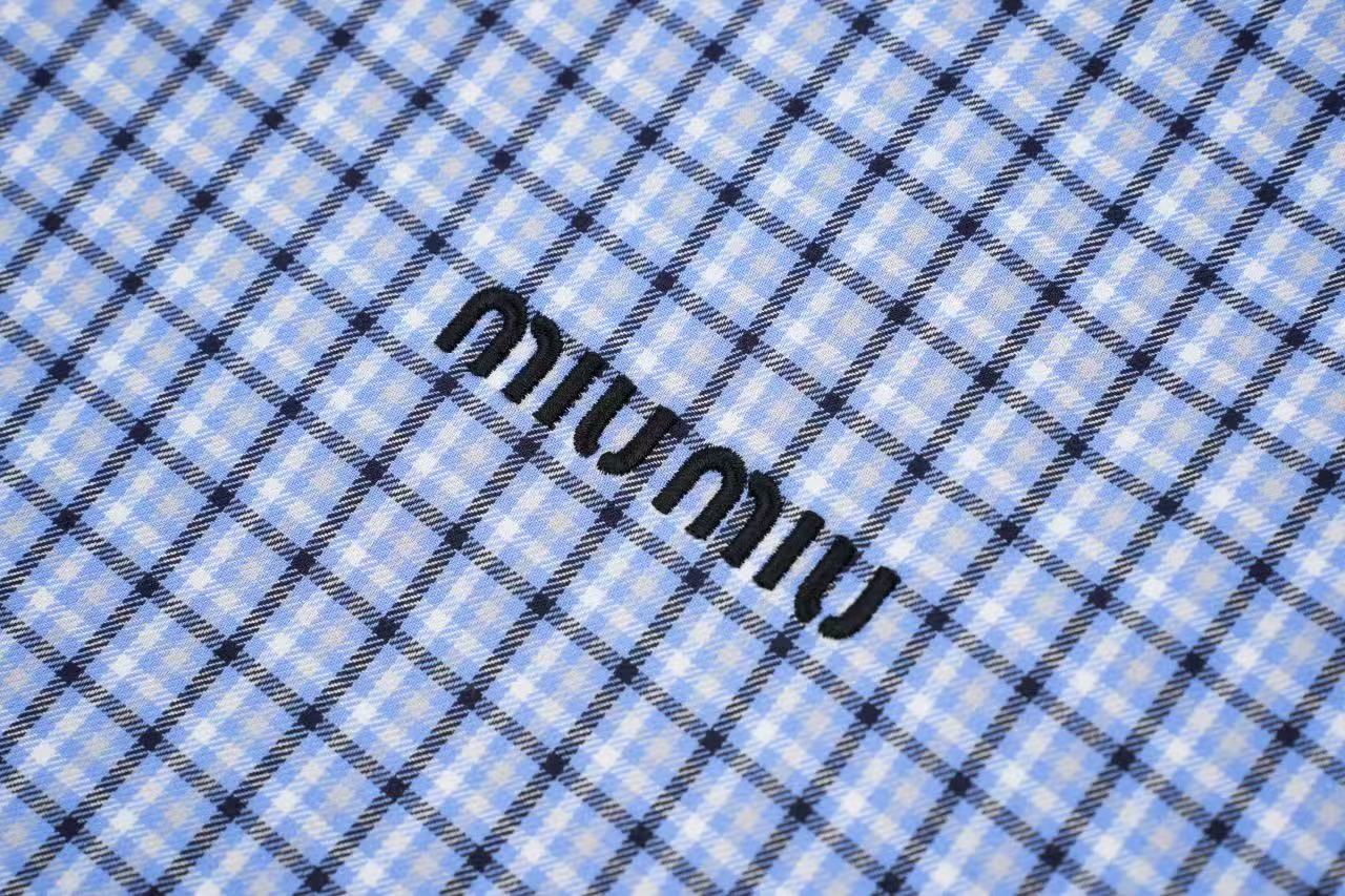 MiuMiu Plaid shirt Retail（ZP）VS Batch（大货）