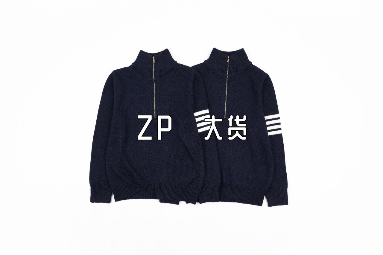 Thom Browne Half-zip sweater Retail（ZP）VS Batch（大货）