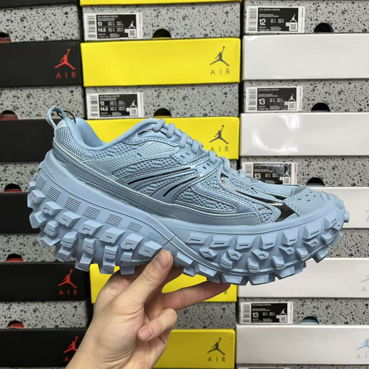 XA Batch-Balenciaga Defender Rubber Platform
