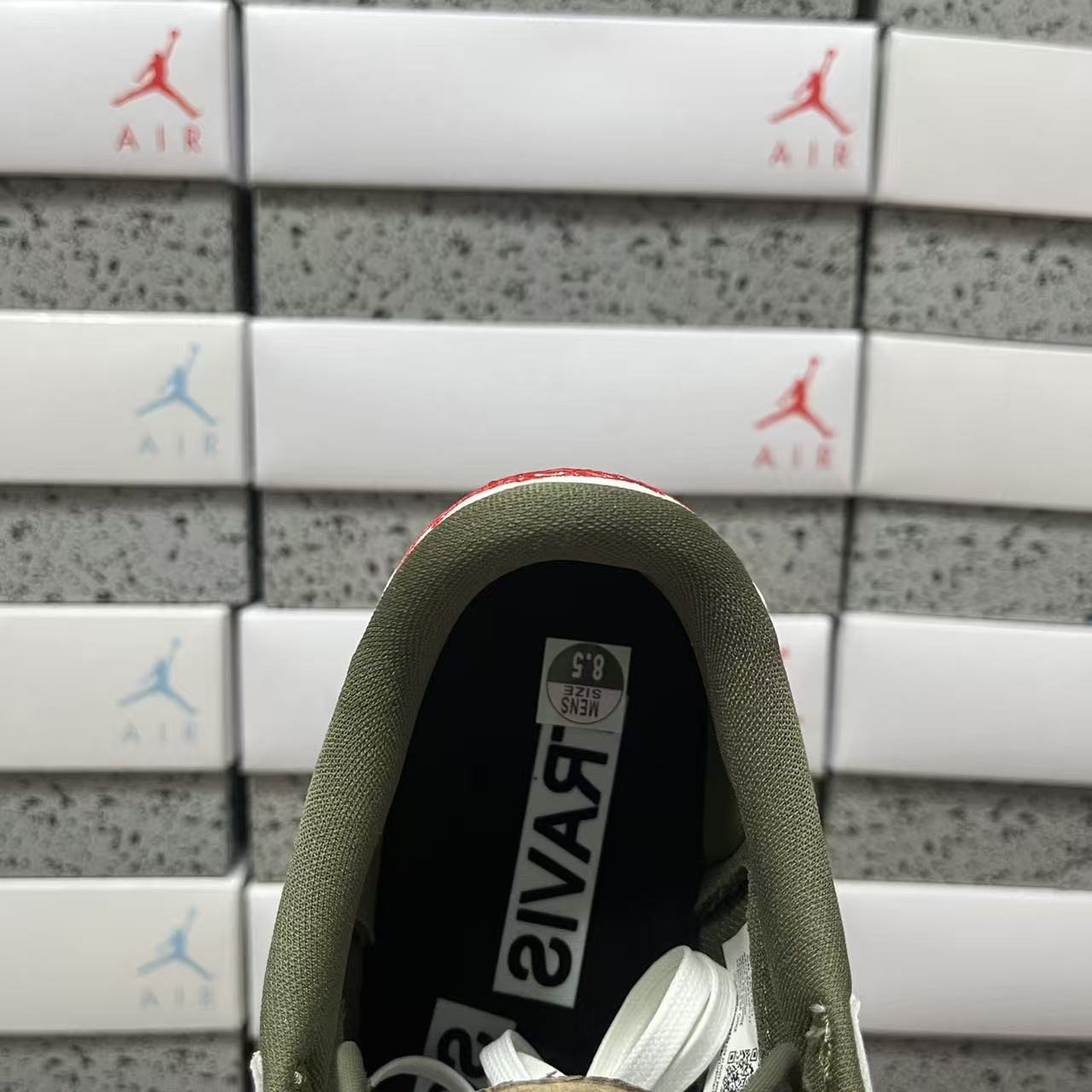 PK Batch-Air Jordan 1 × Travis Scott “Medium green”