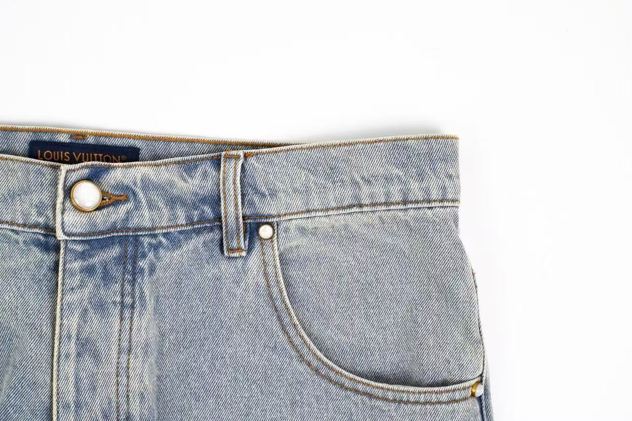 Louis Vuitton Jeans Retail（ZP）VS Batch（大货）