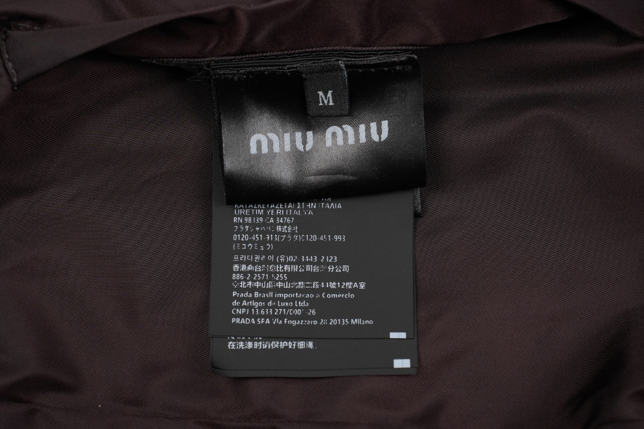 MiuMiu Reversible bomber jacket Retail（ZP）VS Batch（大货）