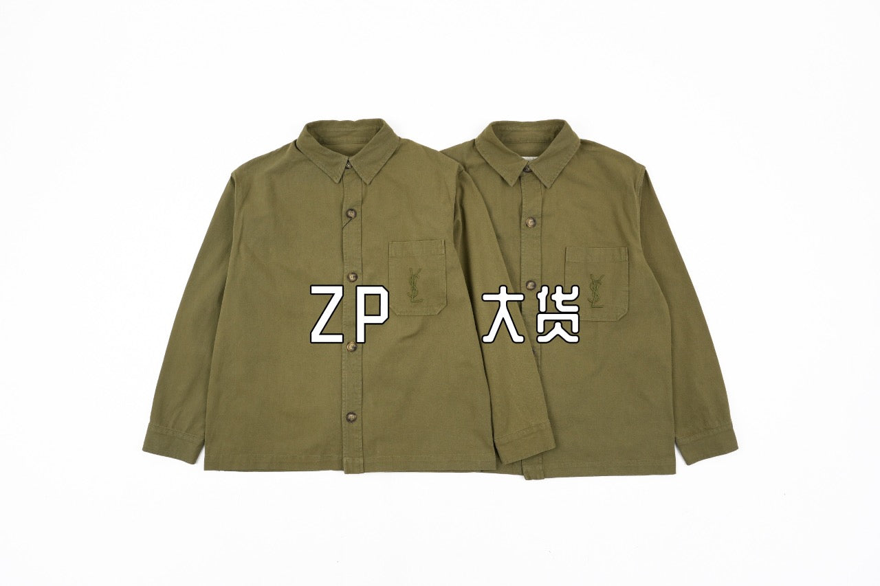 YSL Embroidered shirt Retail（ZP）VS Batch（大货）