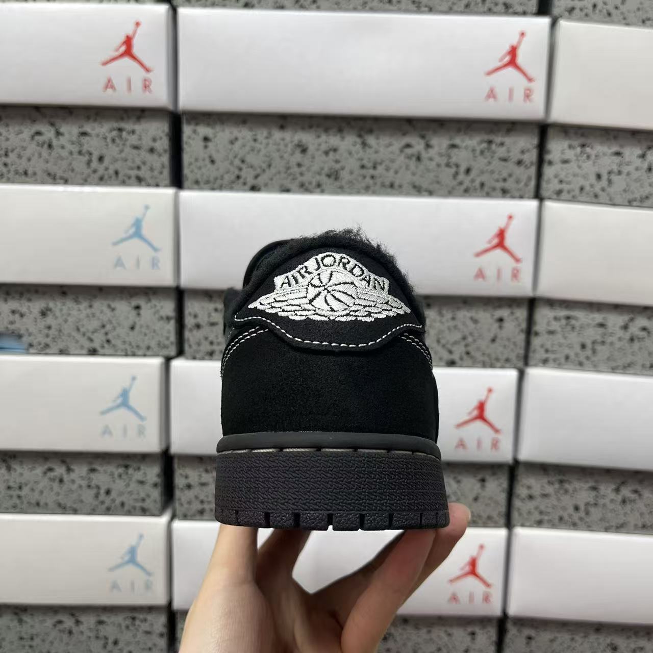 PK Batch-Air Jordan 1 × Travis Scott “ Black/Phantom”