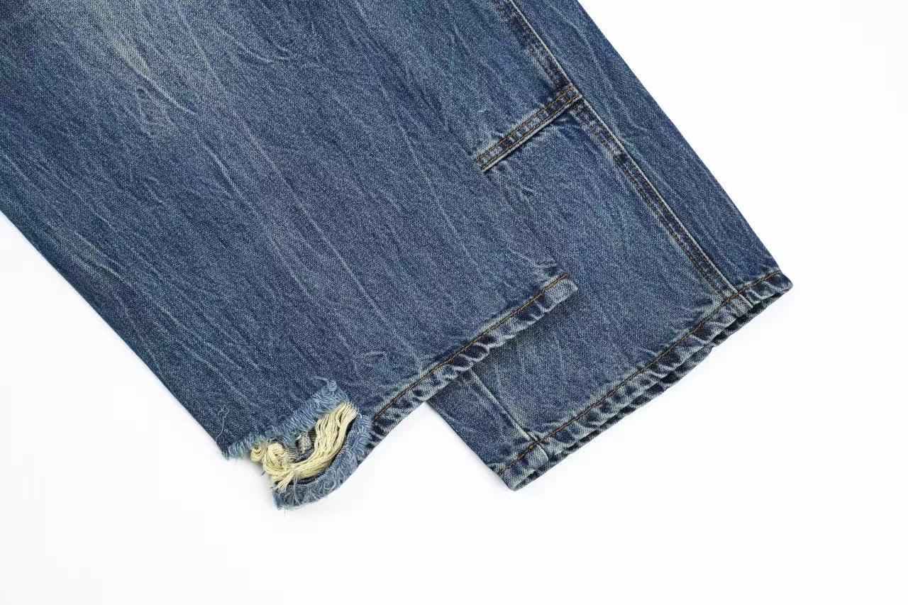 Louis Vuitton Turquoise Cargo jeans Retail（ZP）VS Batch（大货）