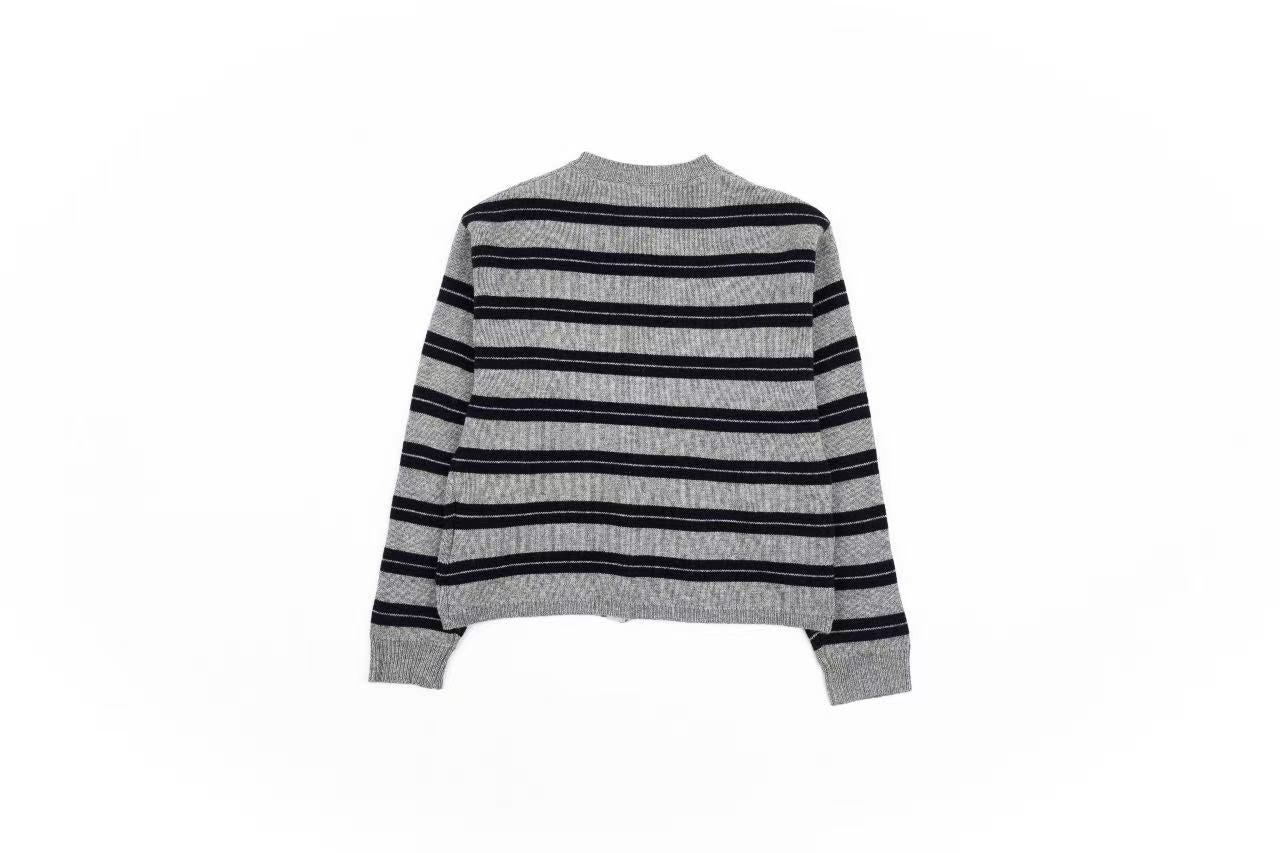 MiuMiu Cashmere striped cardigan Retail（ZP）VS Batch（大货）