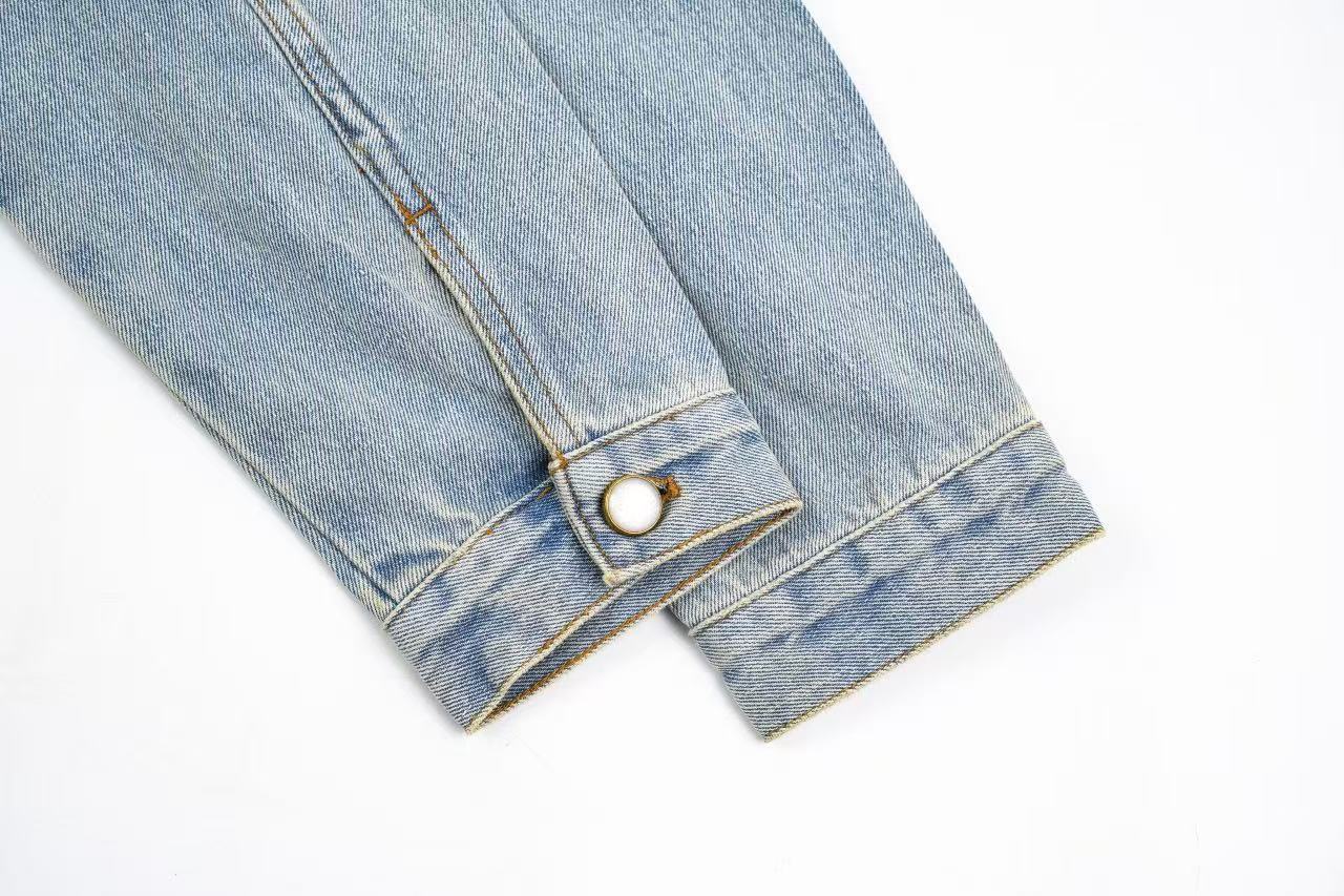 Louis Vuitton Denim jacket Retail（ZP）VS Batch（大货）