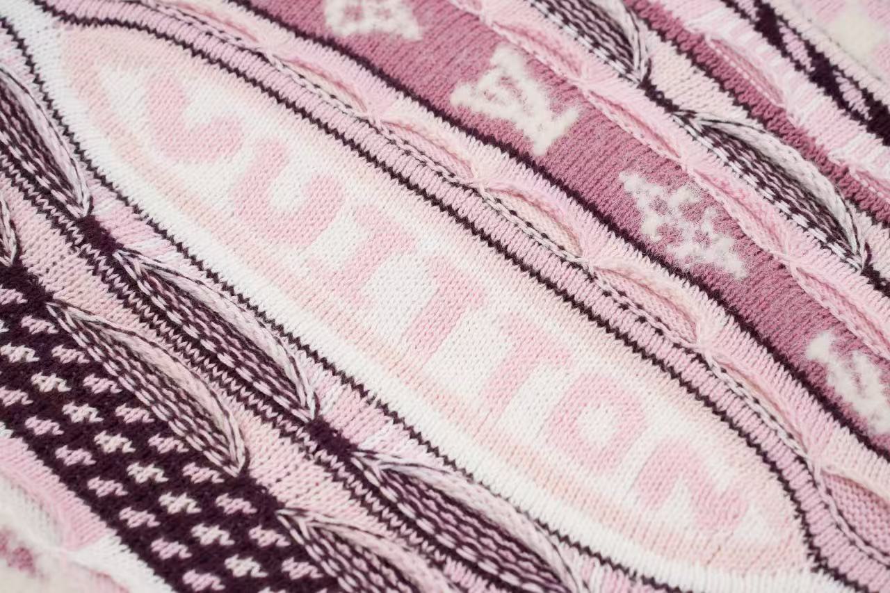 Louis Vuitton NigoMonogram Half-zip sweater Retail（ZP）VS Batch（大货）