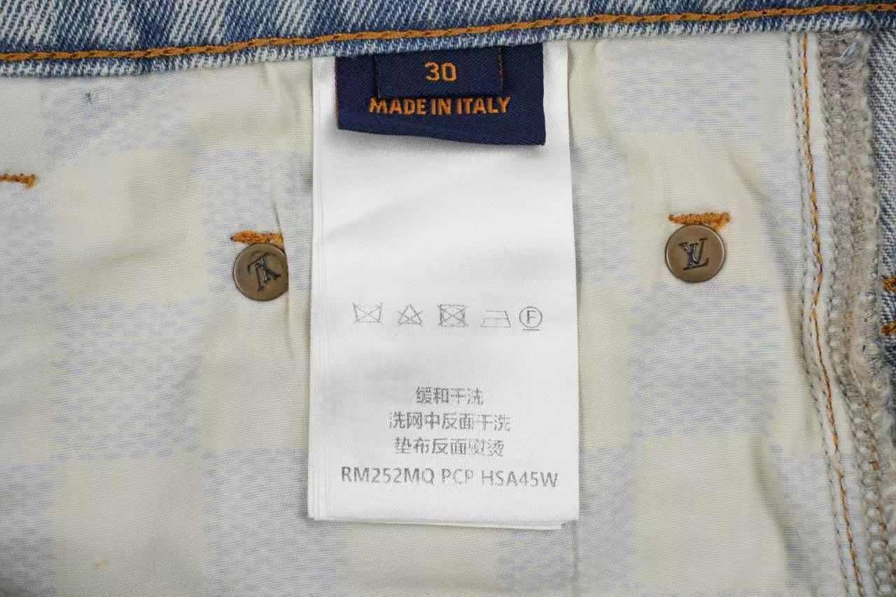 Louis Vuitton Jeans Retail（ZP）VS Batch（大货）