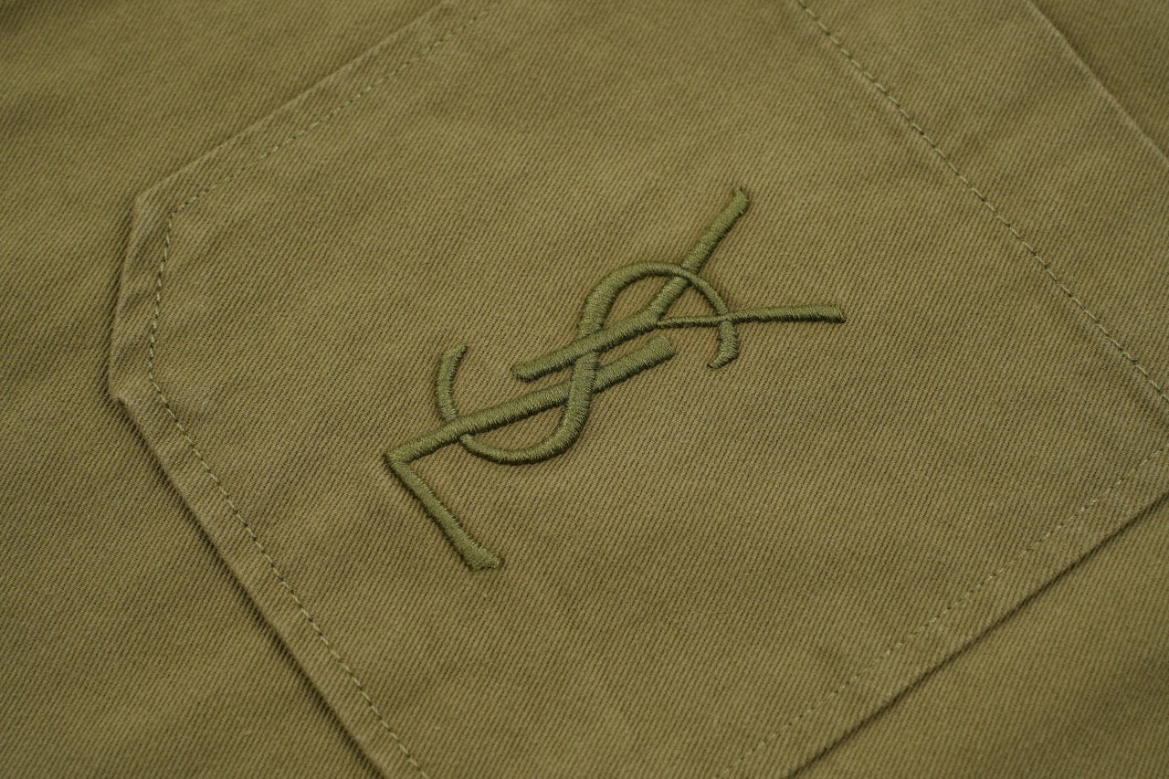 YSL Embroidered shirt Retail（ZP）VS Batch（大货）