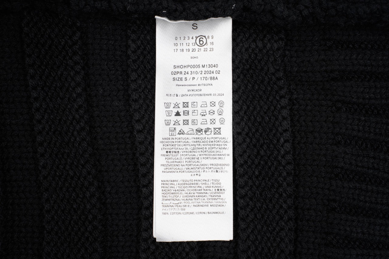 Maison Margiela Wool cardigan Retail（ZP）VS Batch（大货）