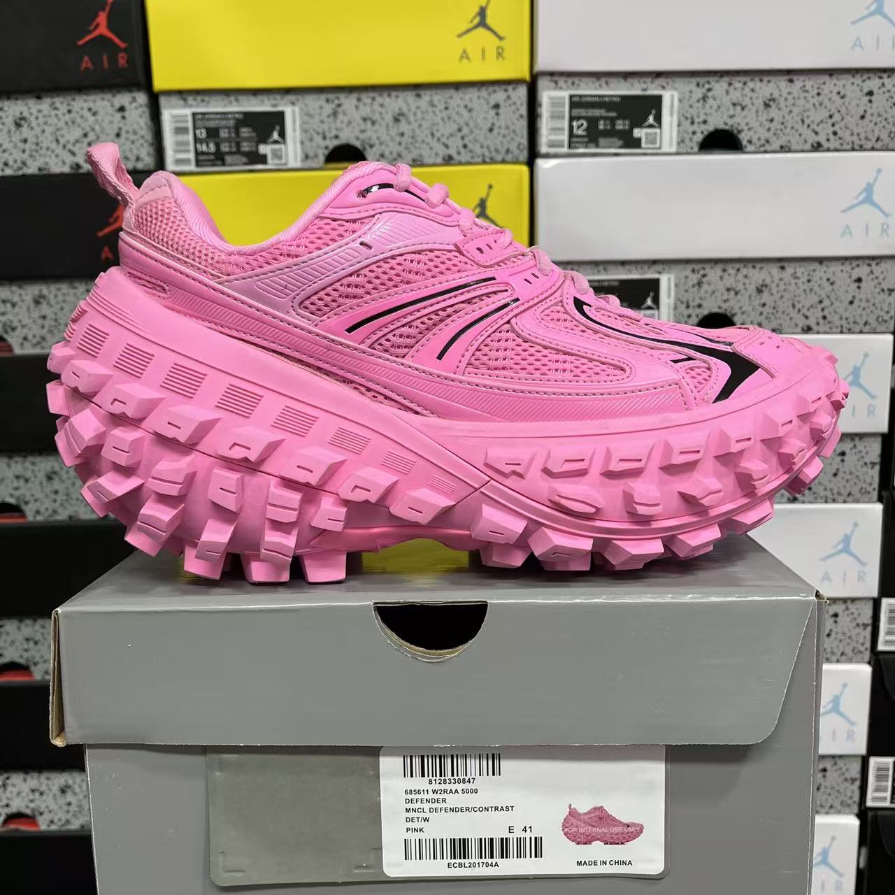 XA Batch-Balenciaga Defender Rubber Platform