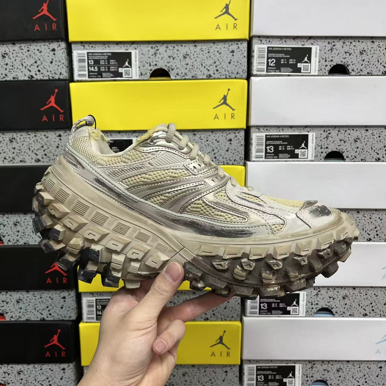 XA Batch-Balenciaga Defender Rubber Platform