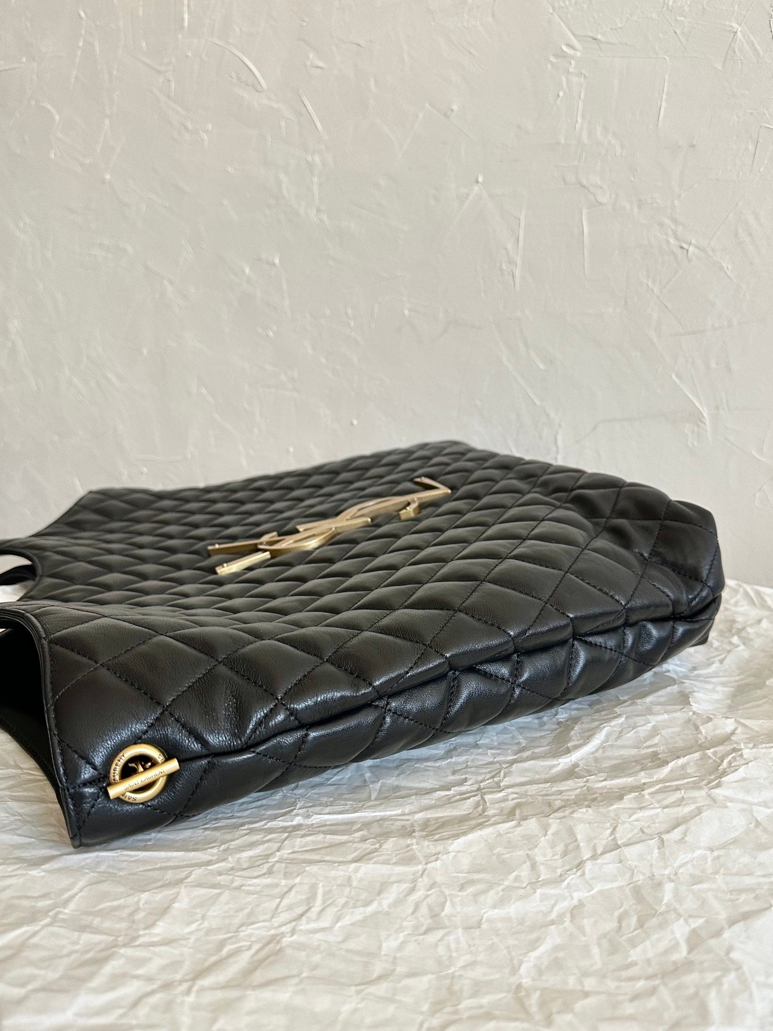 YSL lcare Maxi Logo Totebag