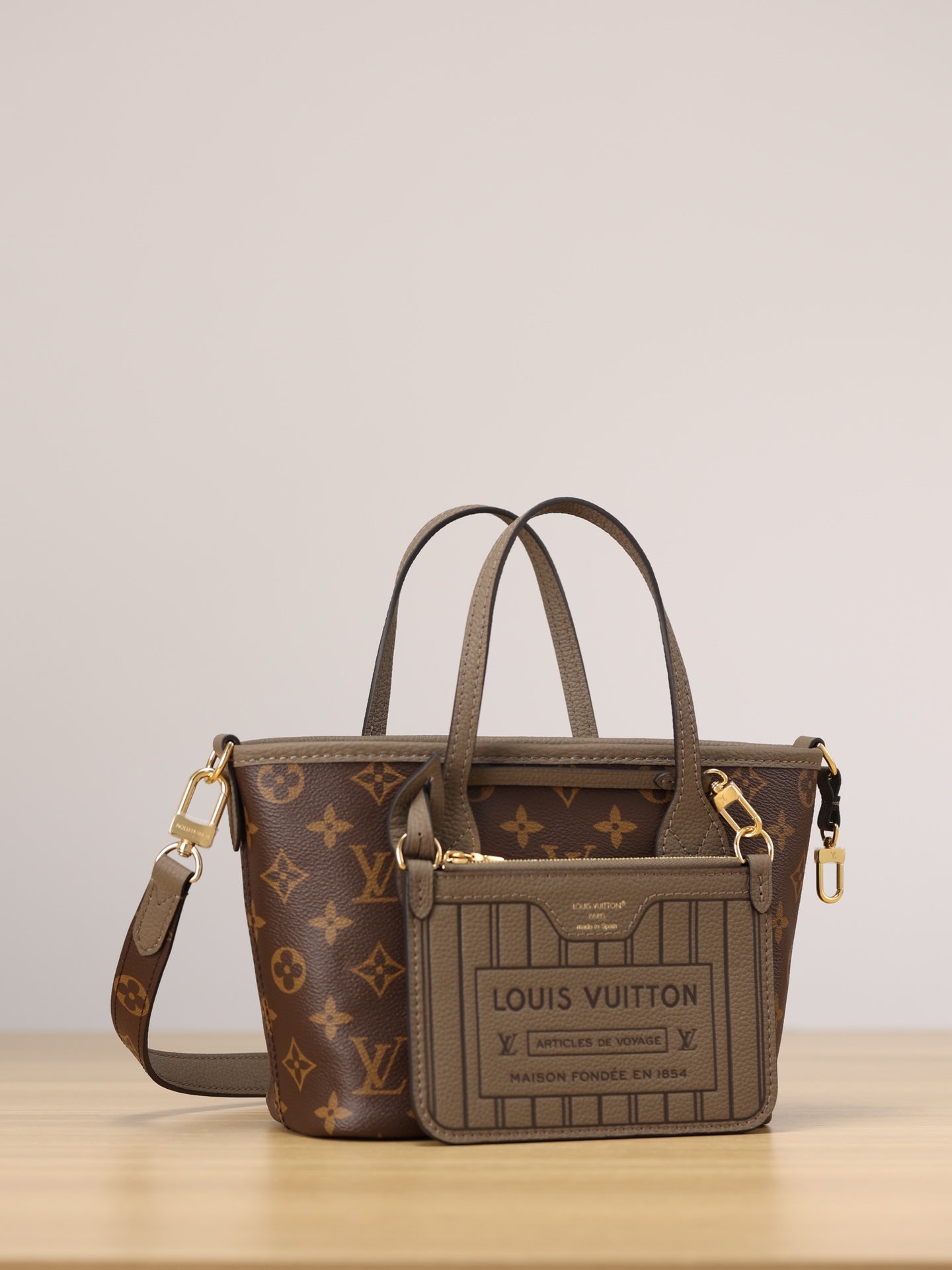 LV NEVERFULL Bandoulière INSIDE OUT
