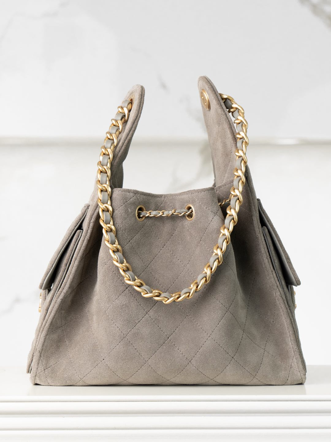 Chanel 25A Drawstring bucket bag