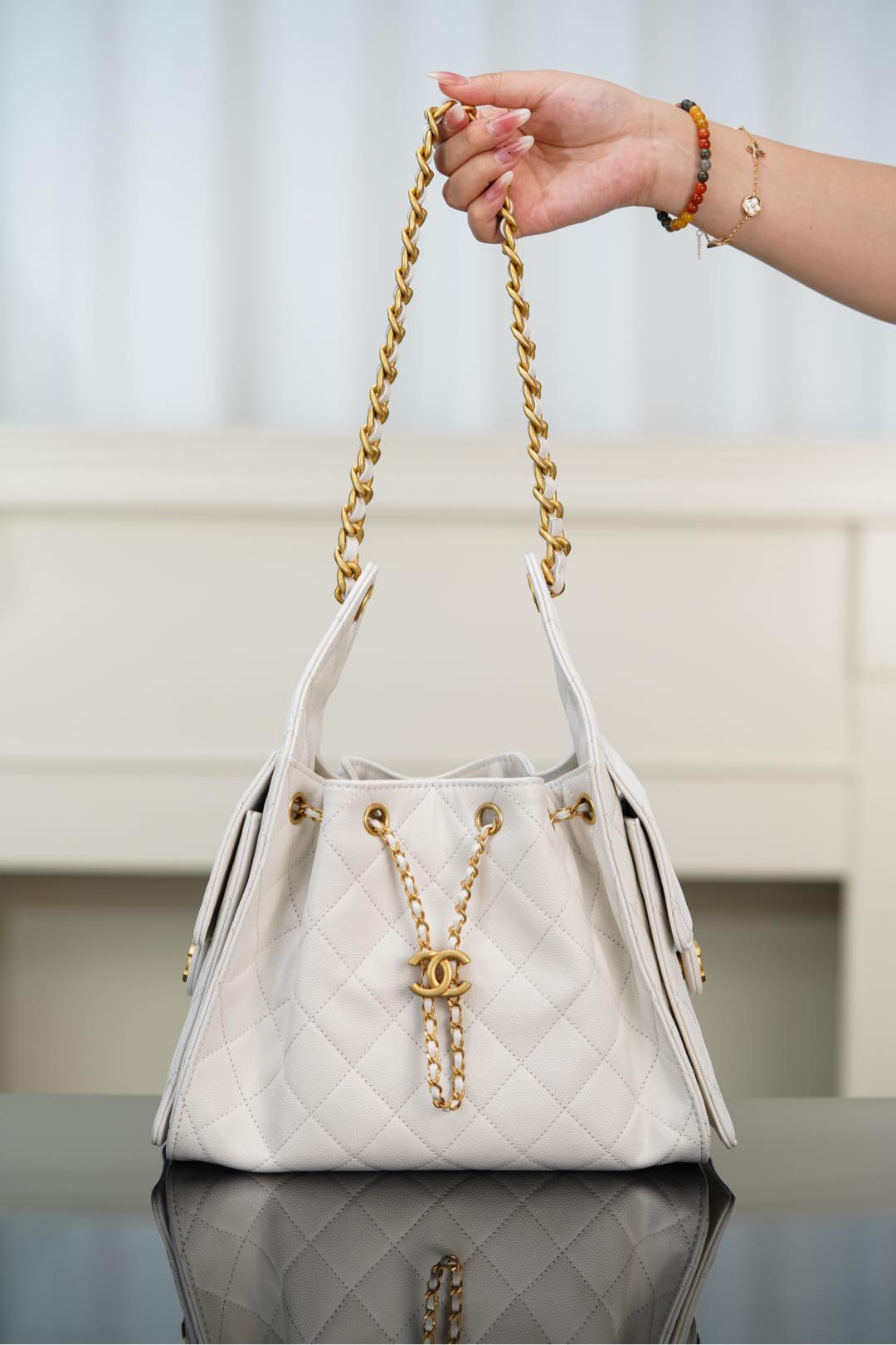 Chanel 25A Drawstring bucket bag