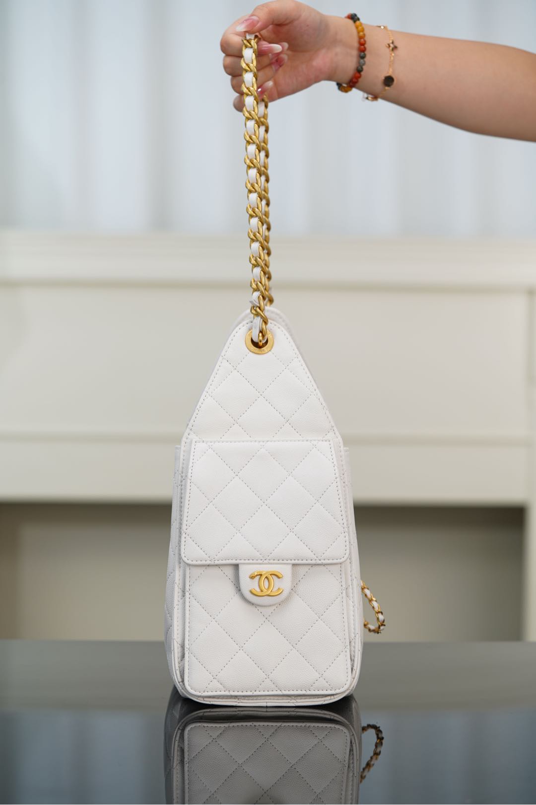 Chanel 25A Drawstring bucket bag