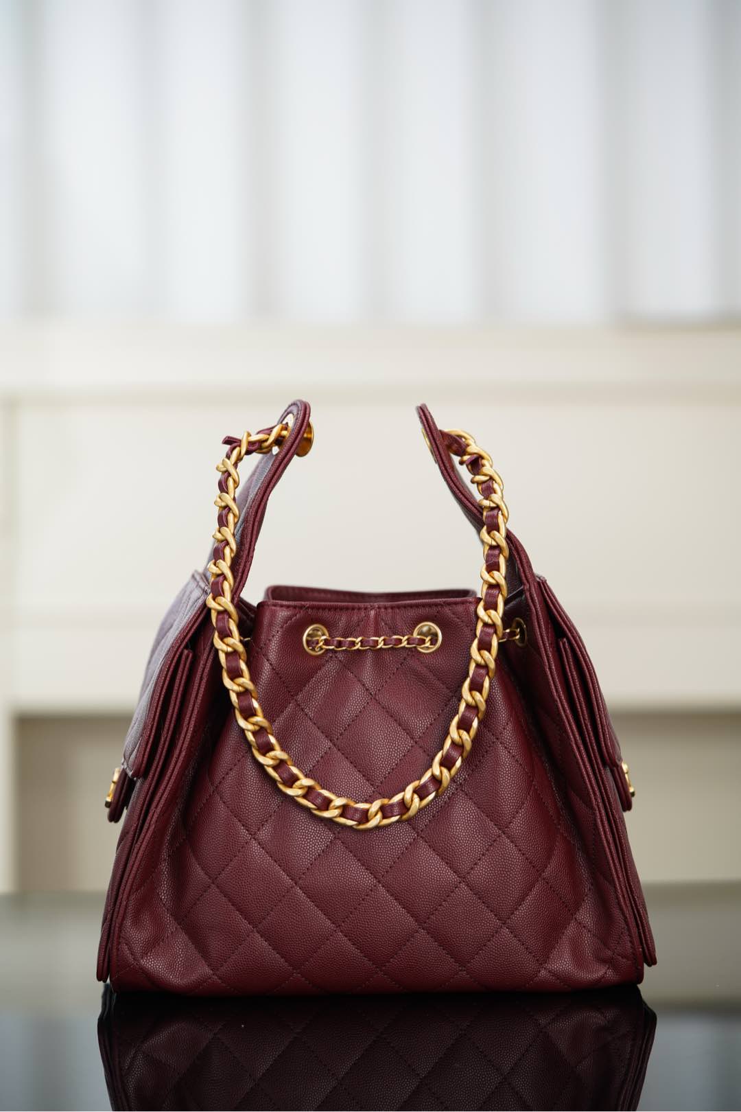 Chanel 25A Drawstring bucket bag