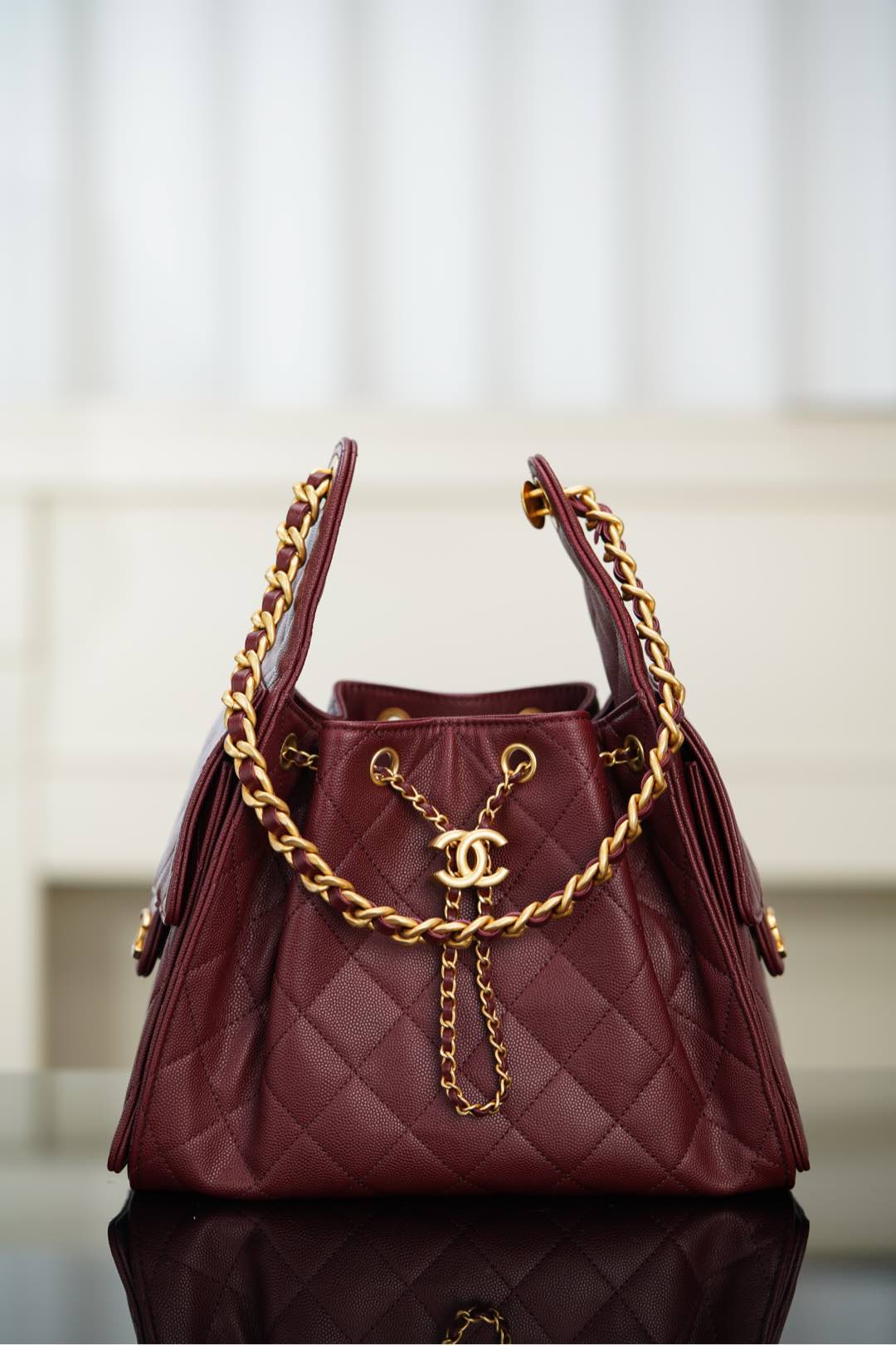 Chanel 25A Drawstring bucket bag
